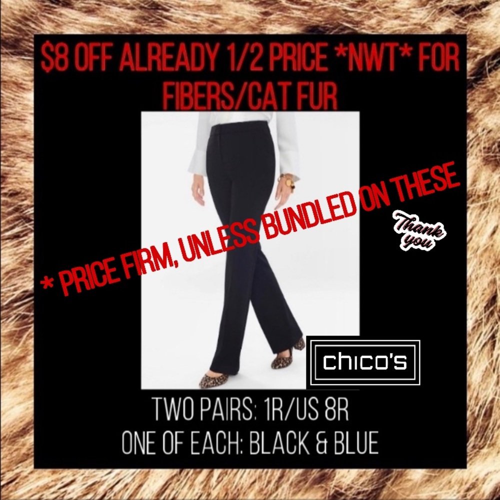 Chico’s So Slimming Trouser Pants 1R / US 8